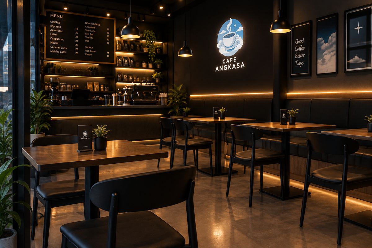 Interior Cafe Angkasa